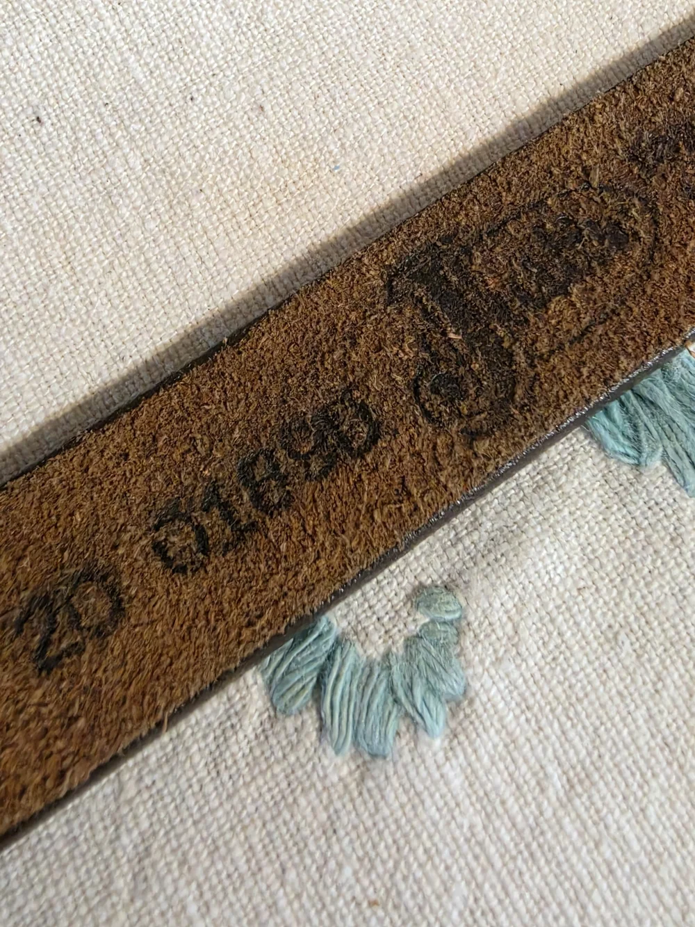 Justin Boots Brown Childs Leather Belt